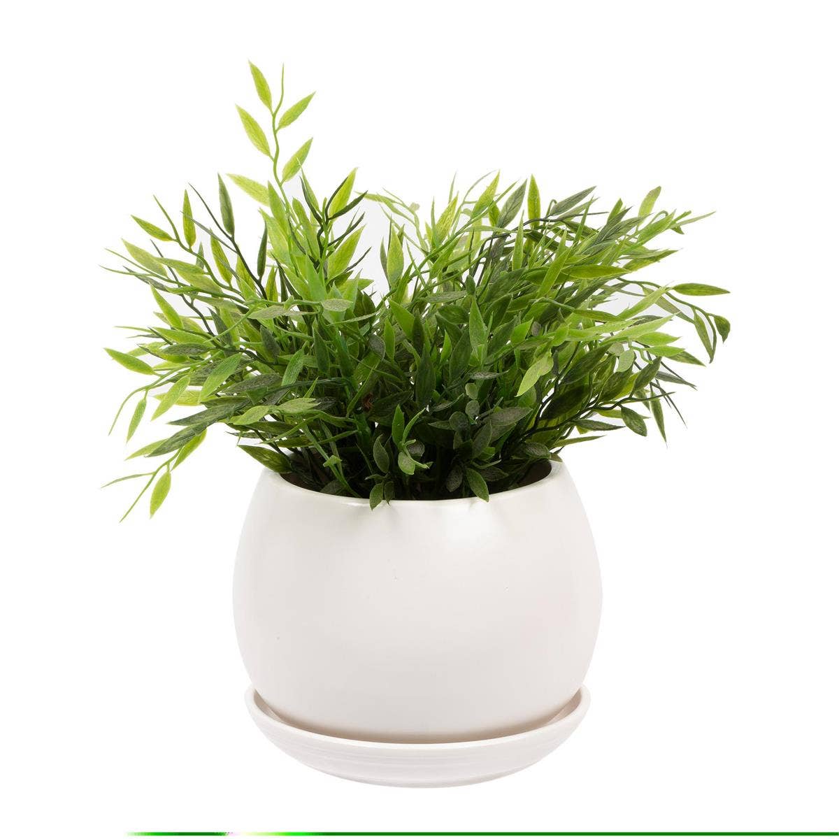 Truu Design Matte Ceramic Planter 6"D