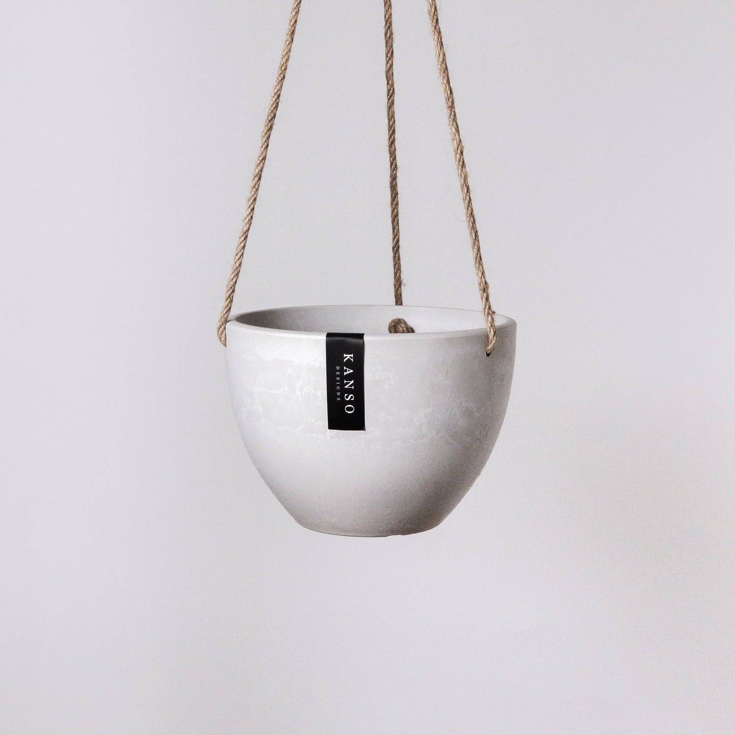 8" | 12" Signature Stone Hanging Planter Pot | 4 Colorways