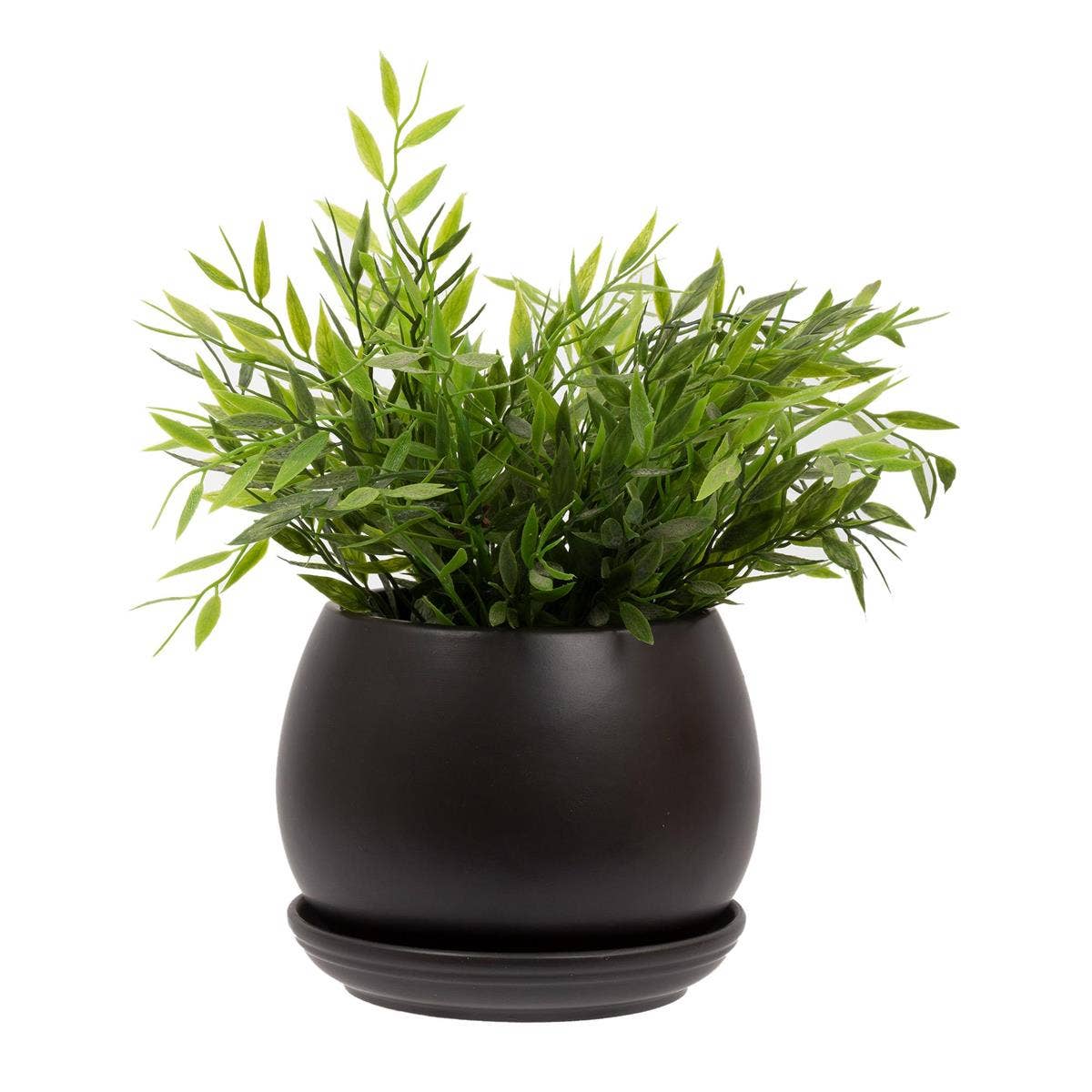 Truu Design Matte Ceramic Planter 6"D