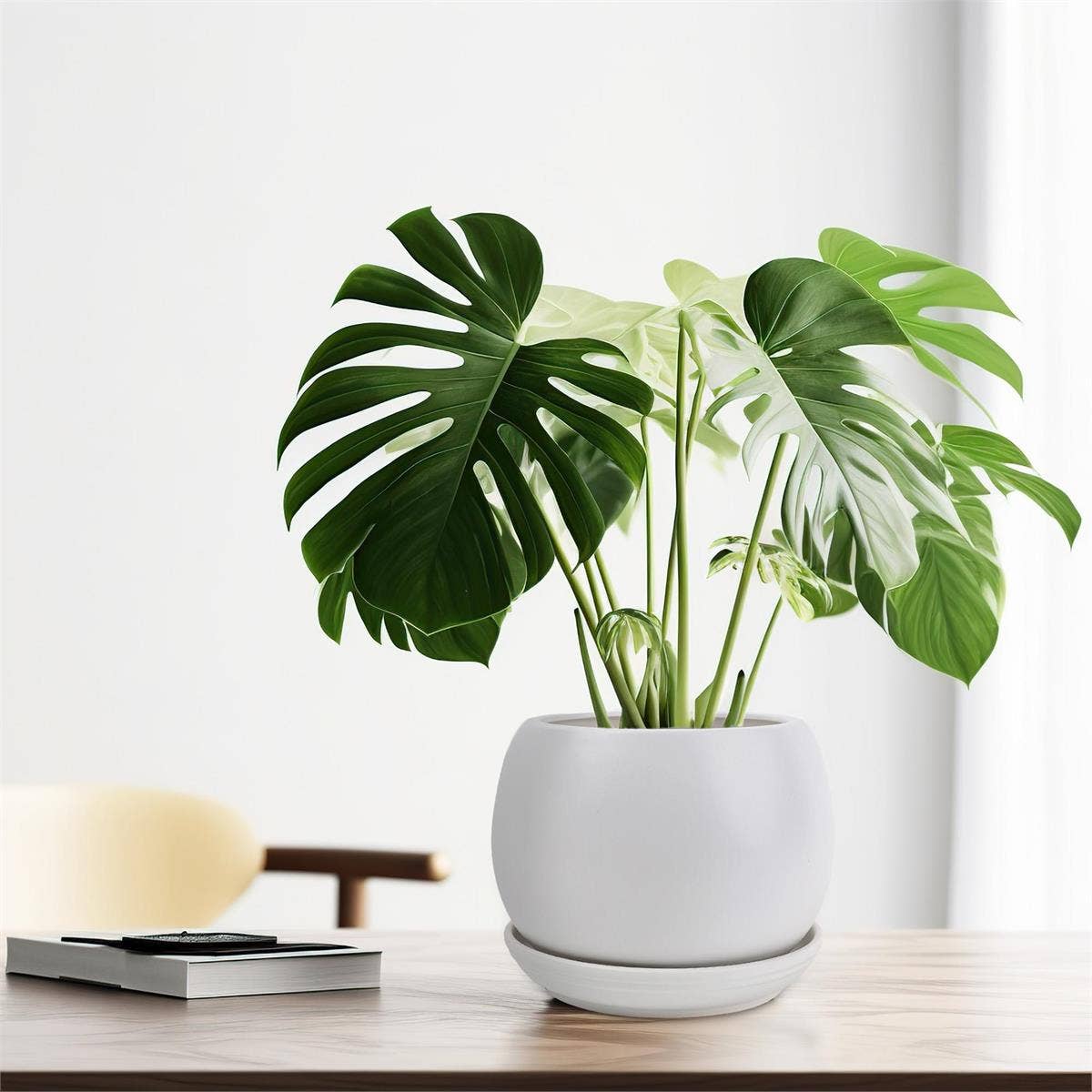 Truu Design Matte Ceramic Planter 6"D