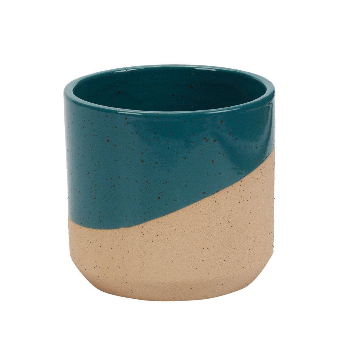 Truu Design Dipped Glaze Planters/Plant Pots, 5.1"D, 3 Col.