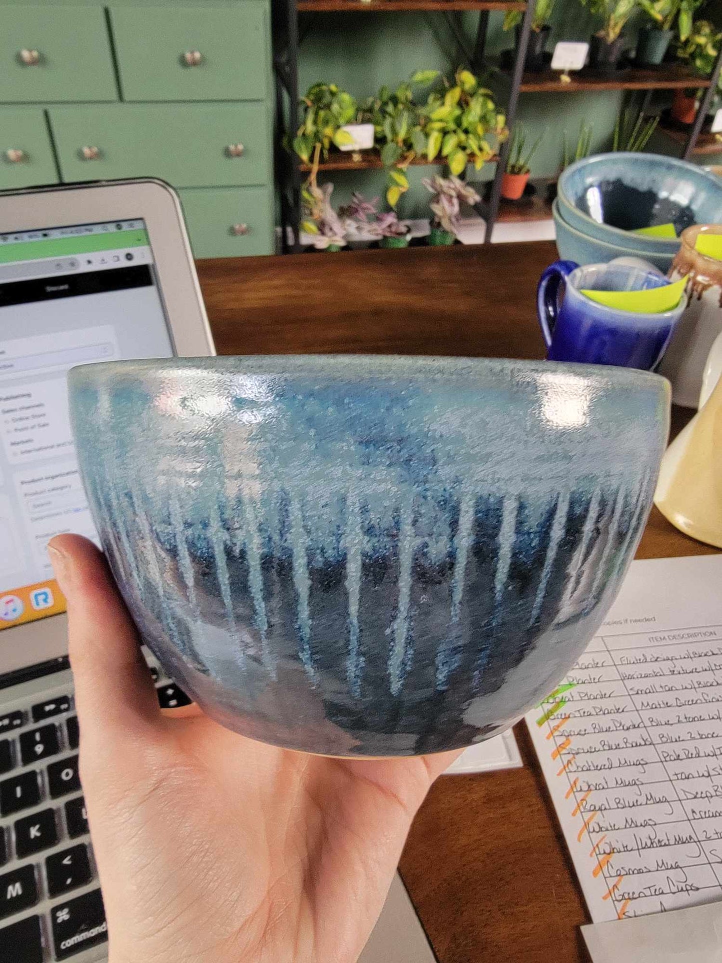 Spruce Blue Planter