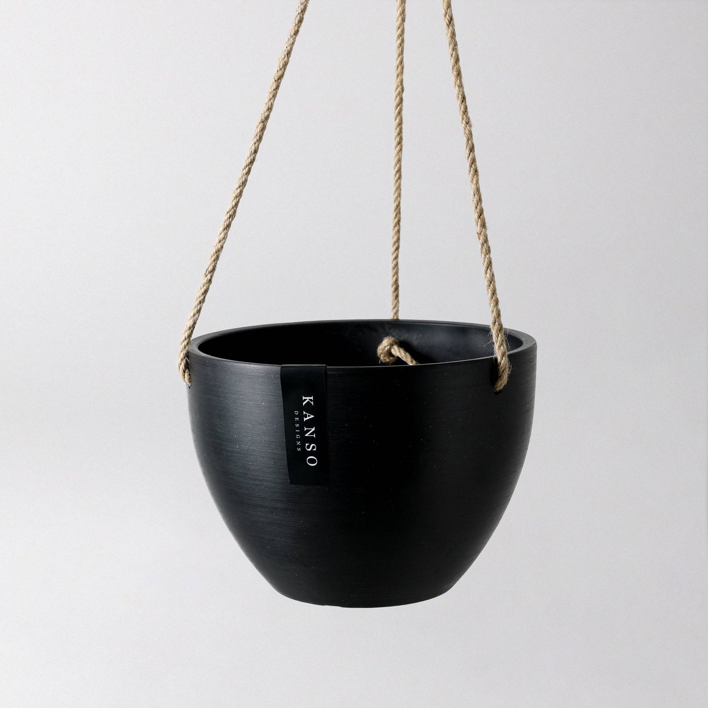 8" | 12" Signature Stone Hanging Planter Pot | 4 Colorways