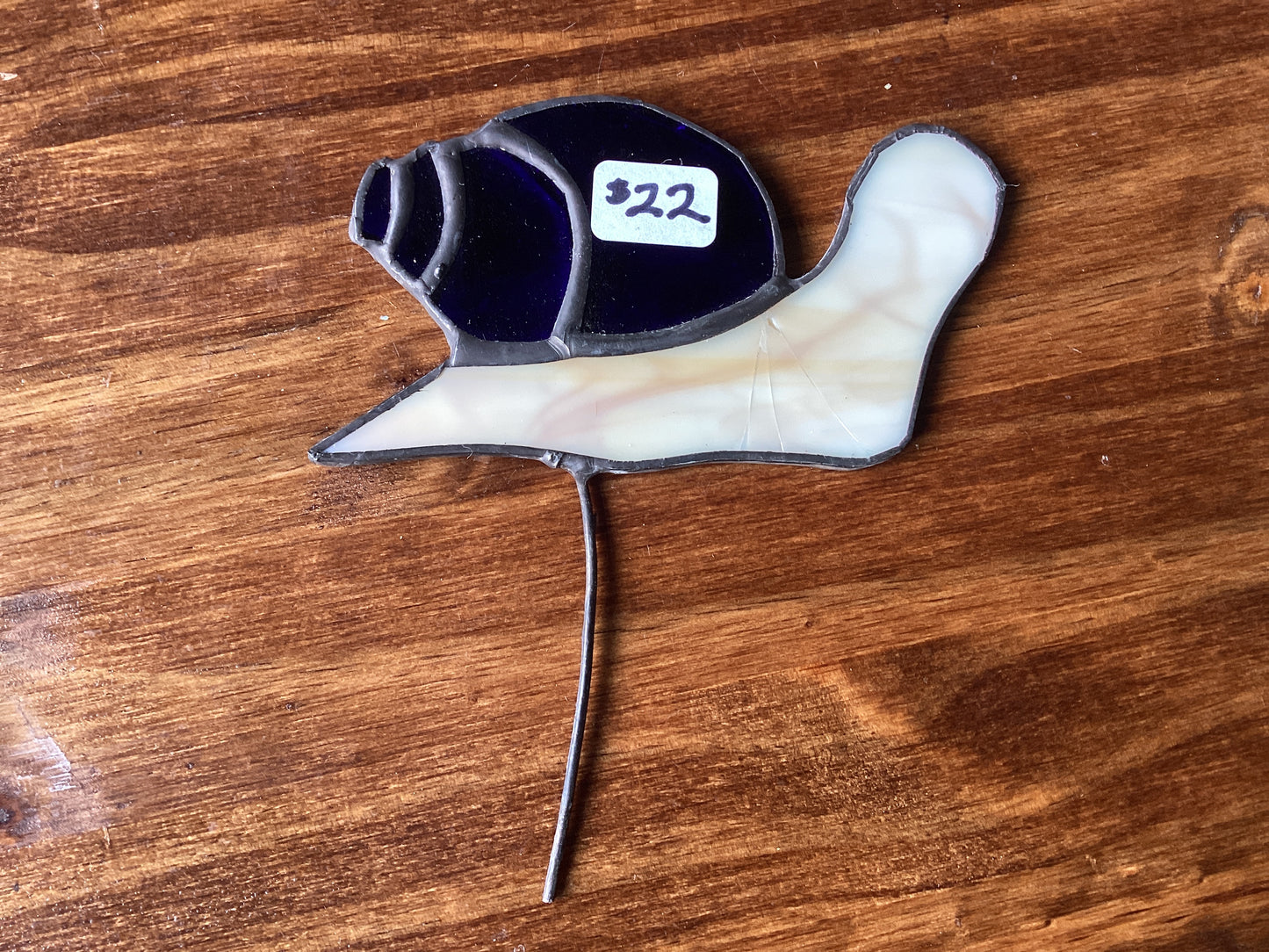 Snail stained glass