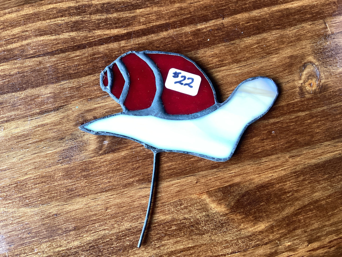 Snail stained glass