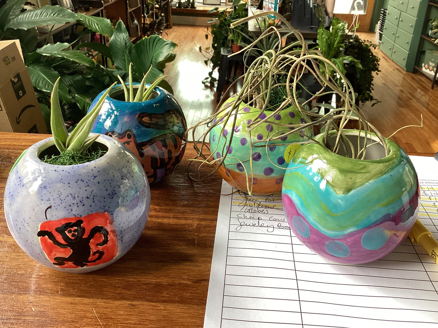 Air plant pots by Em Masi