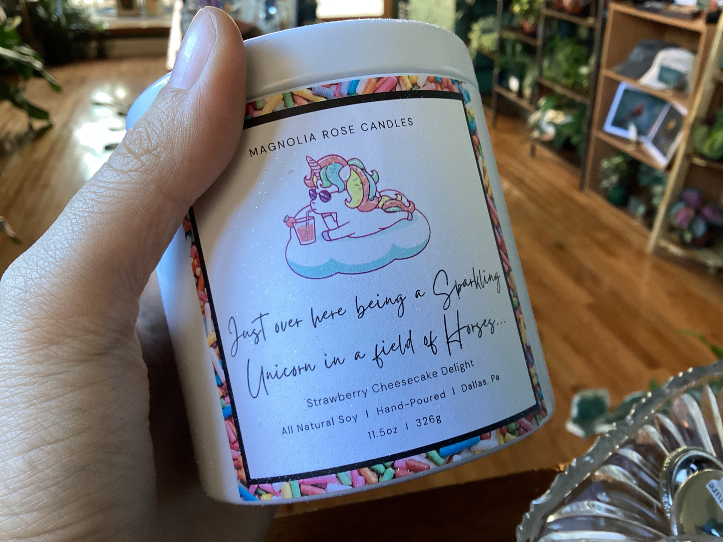 11.5oz Magnolia Rose Candles