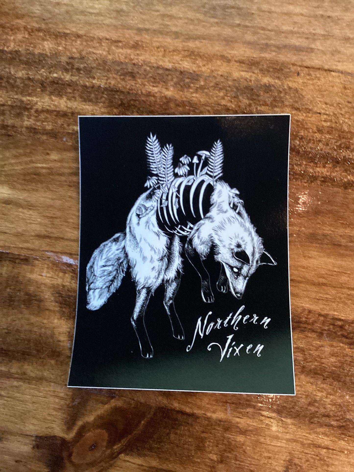 Northern Vixen fox sticker