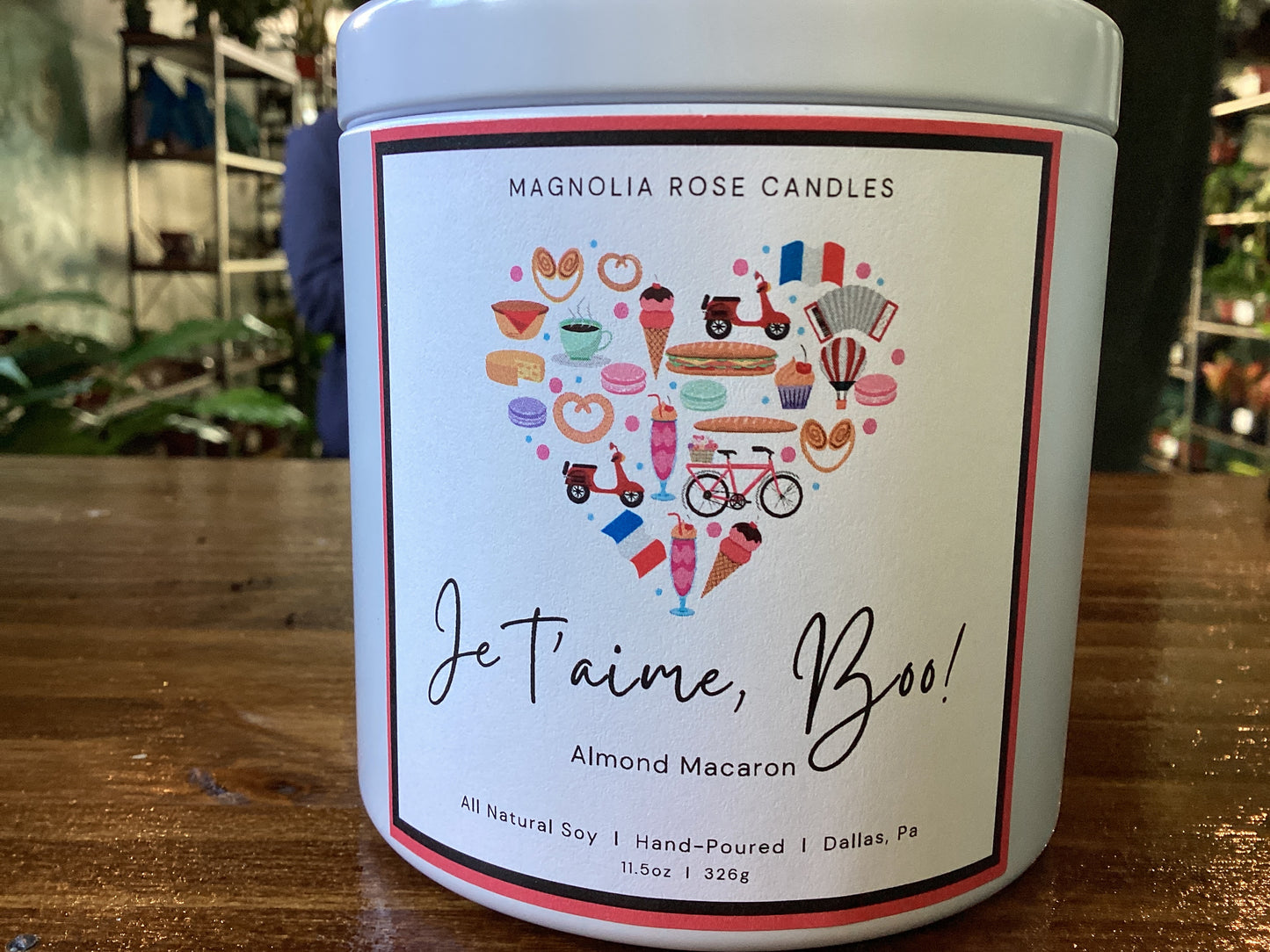 11.5oz Magnolia Rose Candles