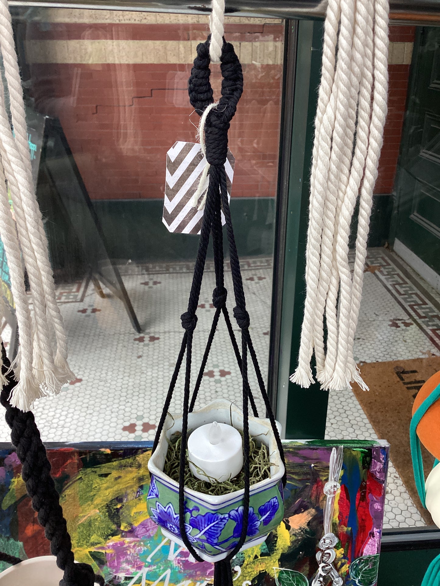 Macrame hangers by Kristin Manganella - SPRING 2025