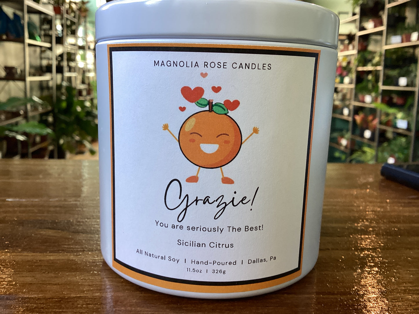 11.5oz Magnolia Rose Candles