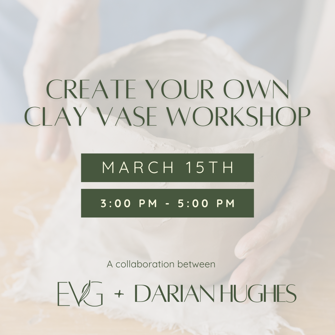 Create Your Own Clay Vase with Darian Hughes