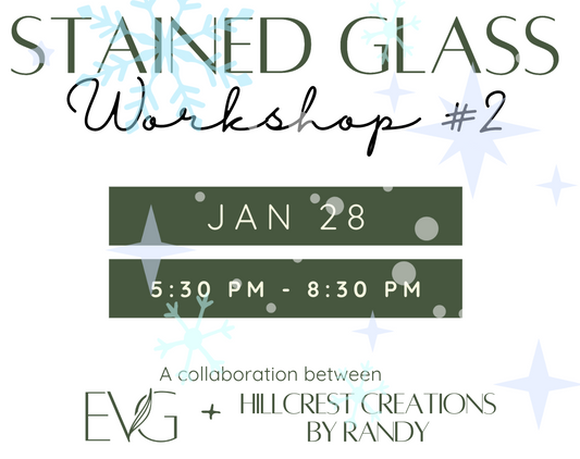 Winter Stained Glass Workshop #2