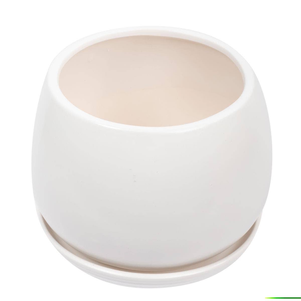 Truu Design Matte Ceramic Planter 6"D