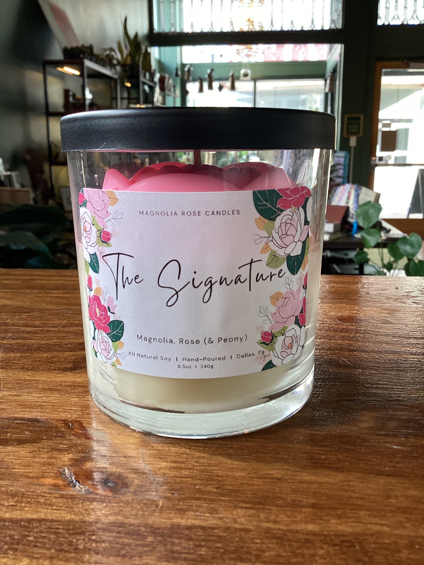 Magnolia Rose candles - 10oz glass collection