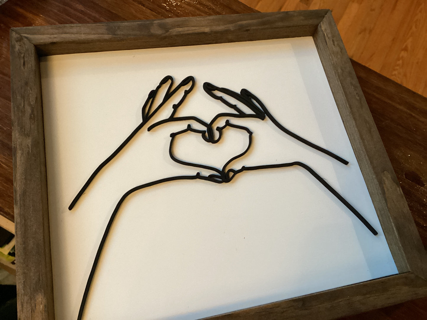 Framed lined art