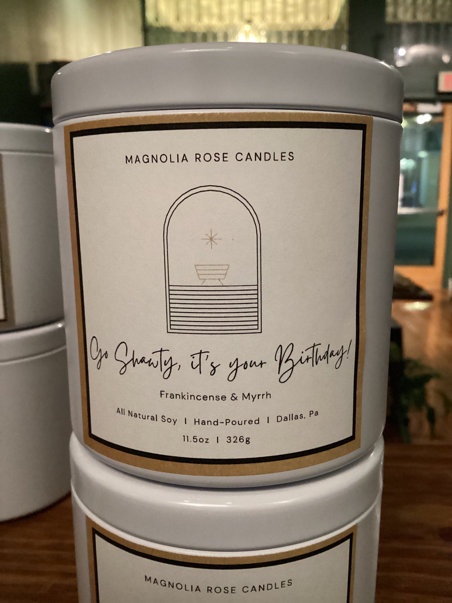 11.5oz Magnolia Rose Candles