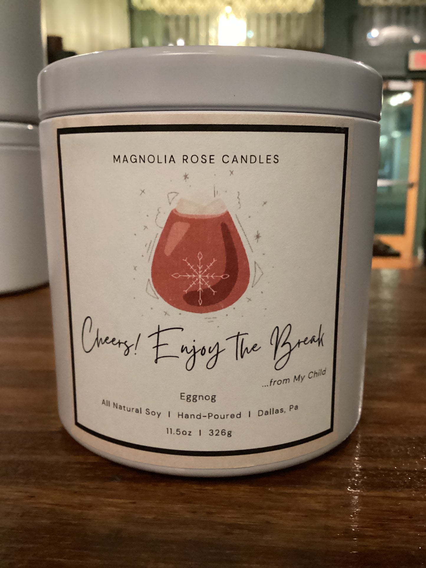 11.5oz Magnolia Rose Candles