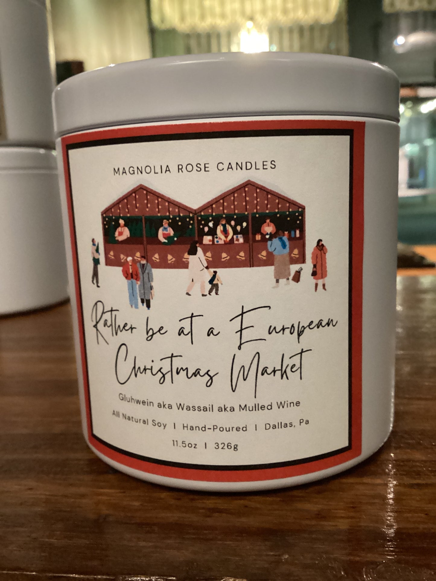 11.5oz Magnolia Rose Candles