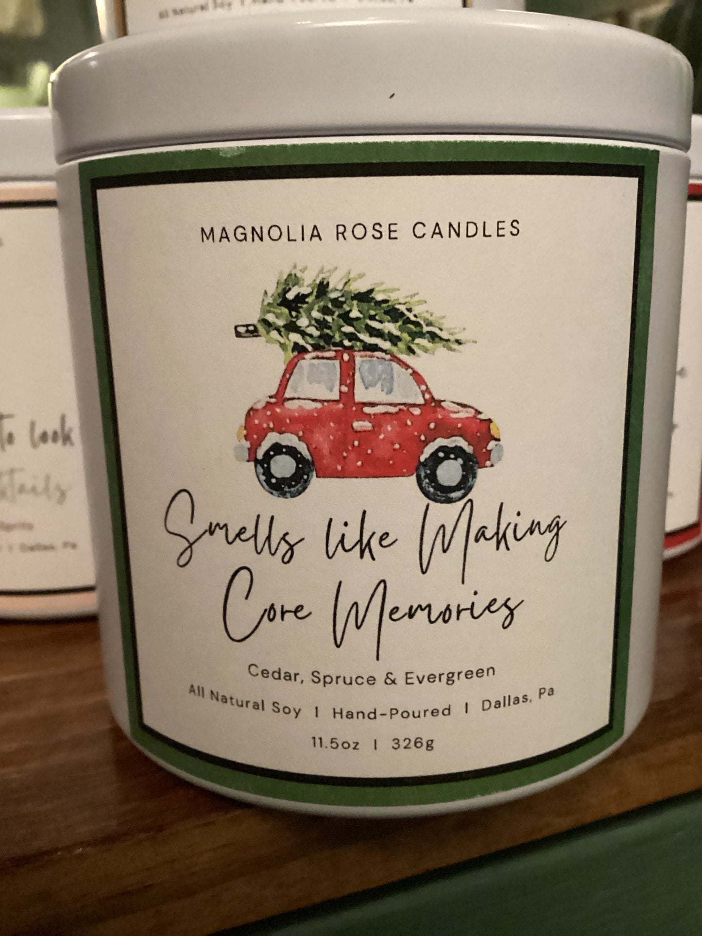 11.5oz Magnolia Rose Candles