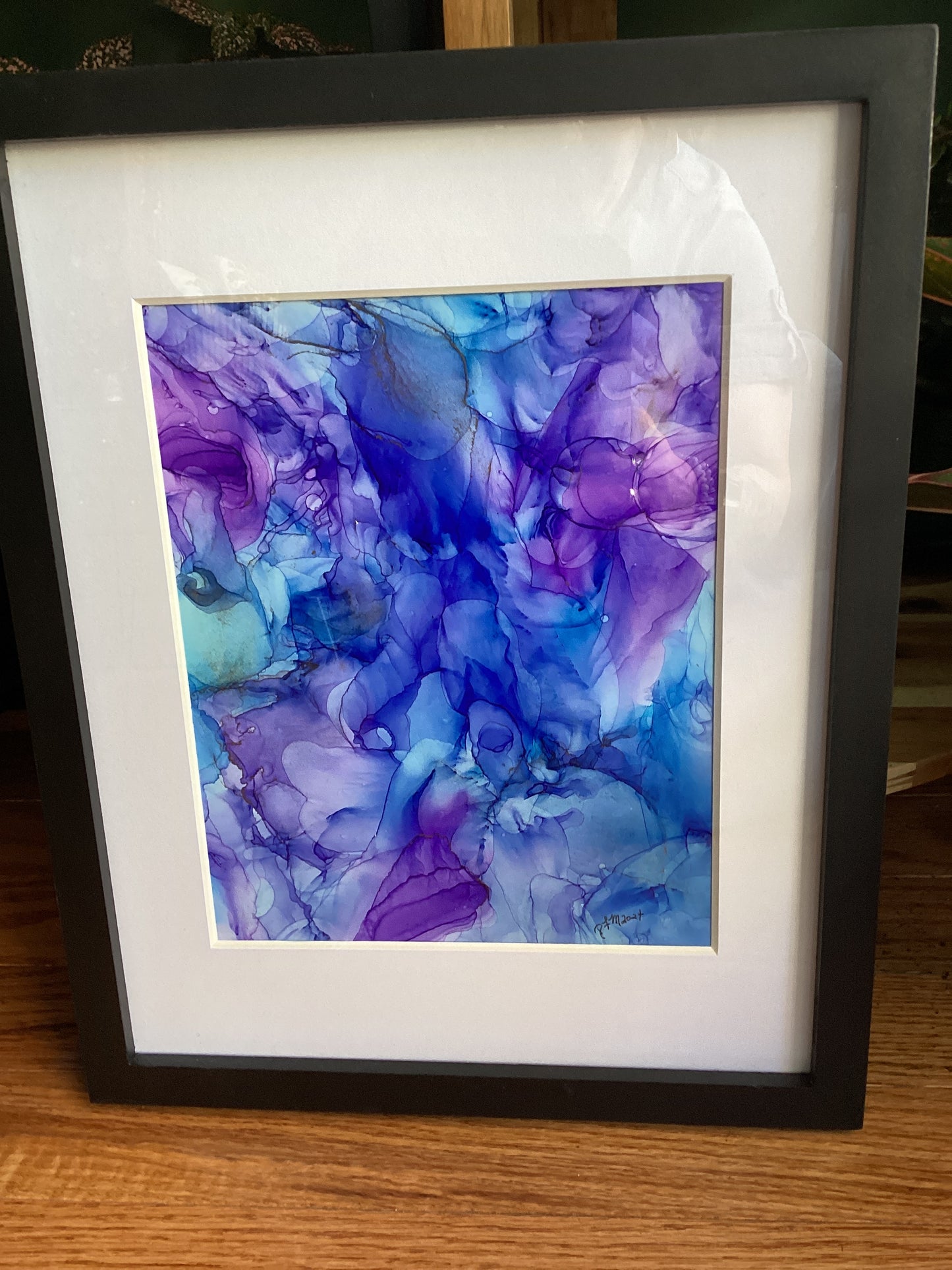 Alcohol ink paintings